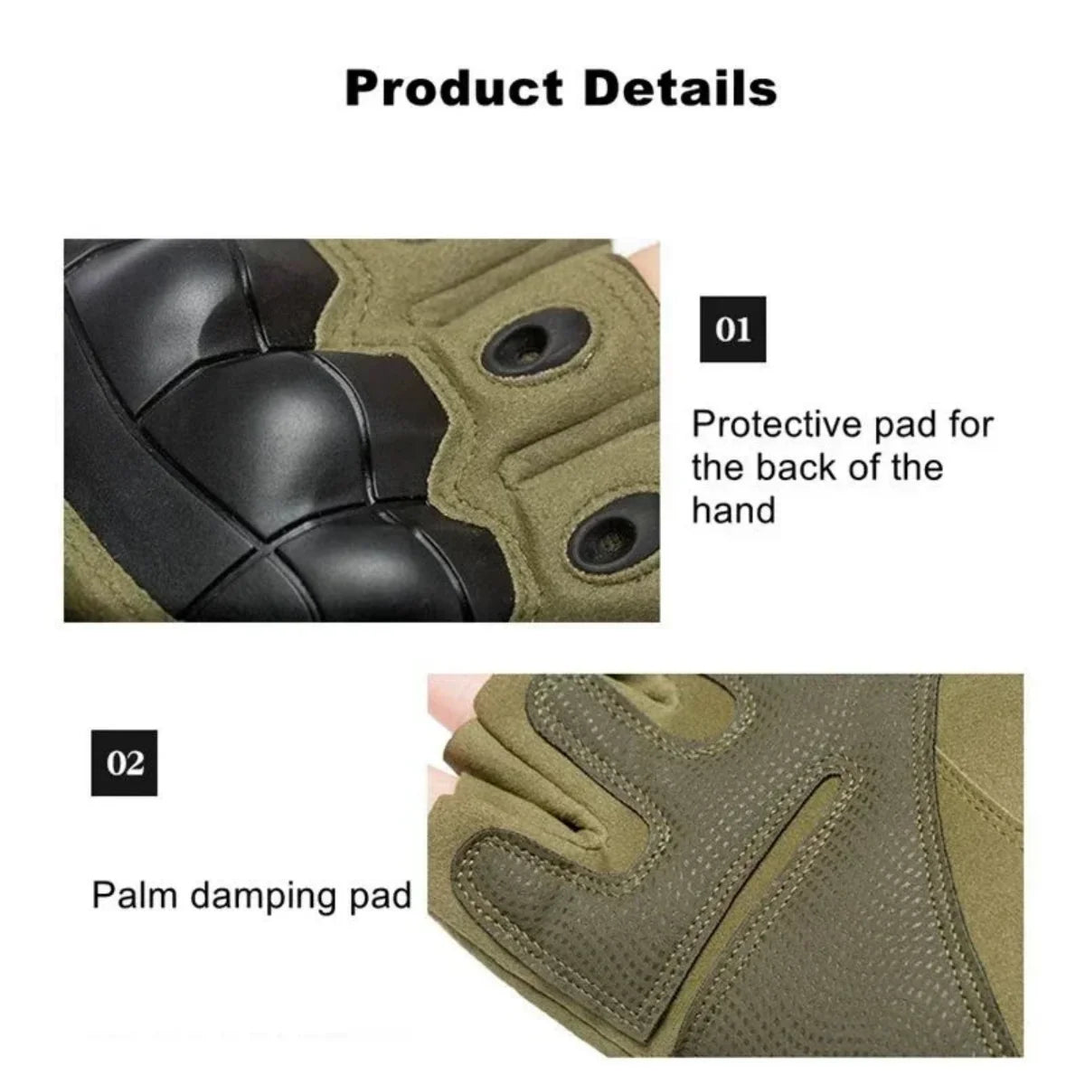 Camping and Hiking rock climbing Gloves